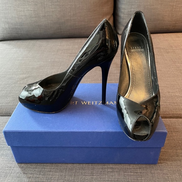 Stuart Weitzman Black Heels - Picture 2 of 2